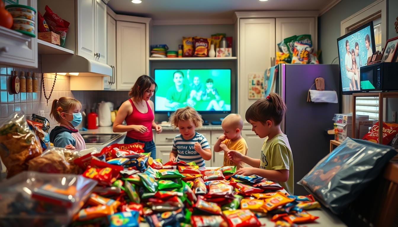 Family lifestyle before organic living